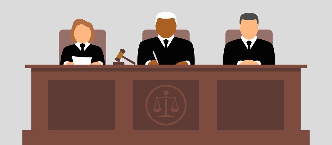 judges in court